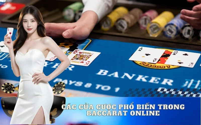 Các Cửa Cược Phổ Biến Trong Baccarat Online